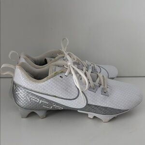 Nike Vapor Edge Speed 360 2 Football Cleats Mens Size 9 White Silver